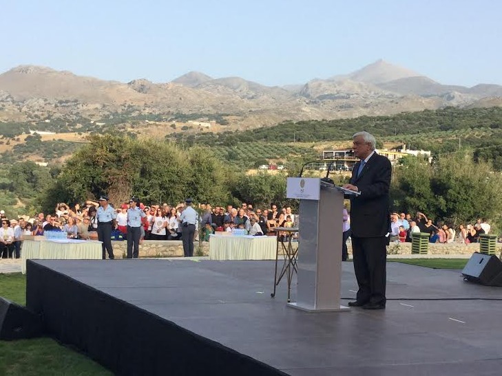 Ρέθυμνο: Τα εγκαίνια του Μουσείου Ελεύθερνας από τον Πρόεδρο της Δημοκρατίας
