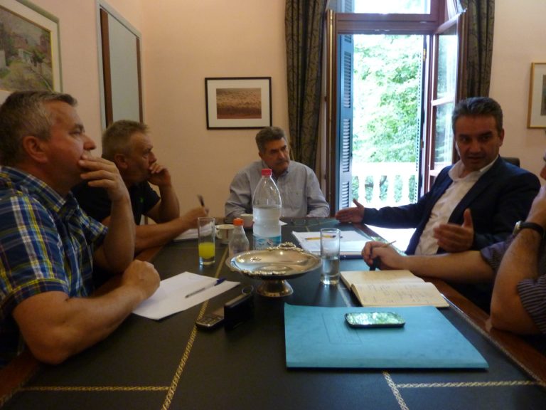 Κέρκυρα: Συνάντηση Νικολούζου με το δήμαρχο Φιλιατών