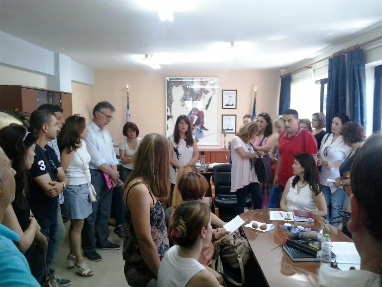 Πύργος: Παράσταση διαμαρτυρίας στην Β/θμια