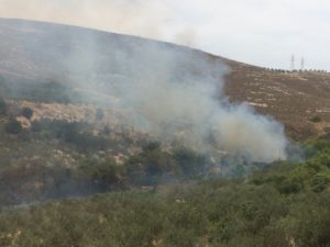 Πυρκαγιά σε οικισμό κοντά στην Κνωσσό!