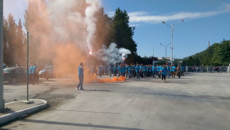 Διαδηλώνουν στην Αθήνα οι εργαζόμενοι της εταιρείας Λιπασμάτων Ν.Καρβάλης Καβάλας