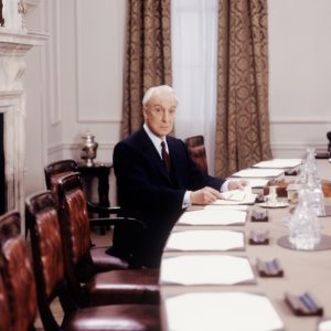 Picture Shows: Ian Richardson as Francis Urquhart in To Play The King.