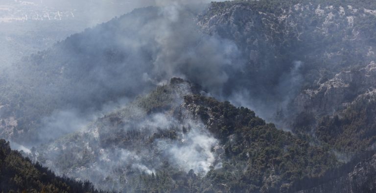 Υπό έλεγχο η πυρκαγιά στις Μέσες Θέρμες Ξάνθης