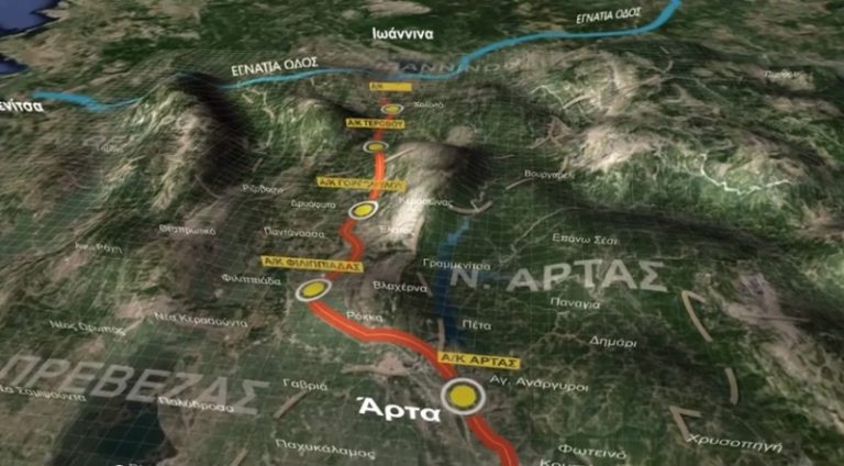 Ως το τέλος καλοκαιριού έτοιμα δύο τμήματα της Ιόνιας Οδού