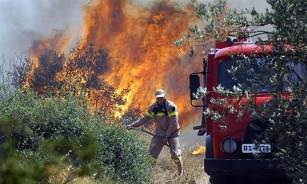Υπό έλεγχο η πυρκαγιά στον Κρουσώνα Ηρακλείου
