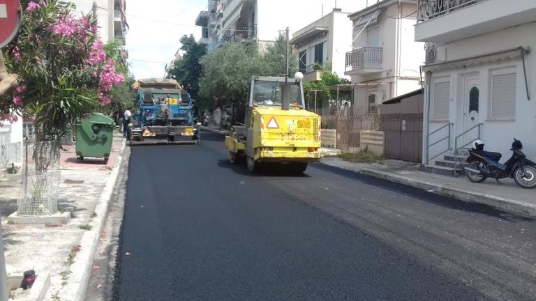 Βόλος: Σε εξέλιξη έργα οδοποιίας στη Νέα Ιωνία