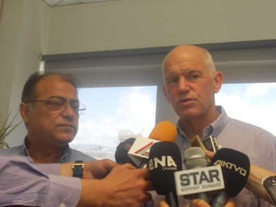 Σέρρες: Γ.Παπανδρέου: «Να υπάρξει ένα εθνικό σχέδιο για τη χώρα»