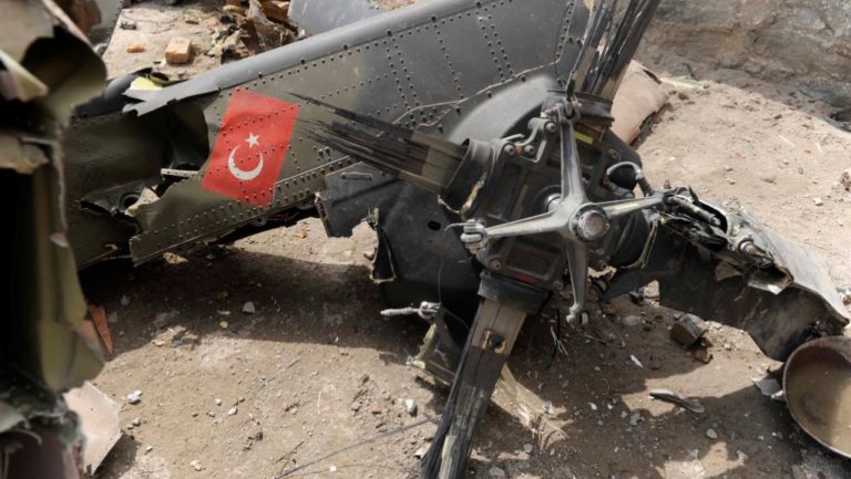 Συντριβή στρατιωτικού ελικοπτέρου στην Κερασούντα της Τουρκίας