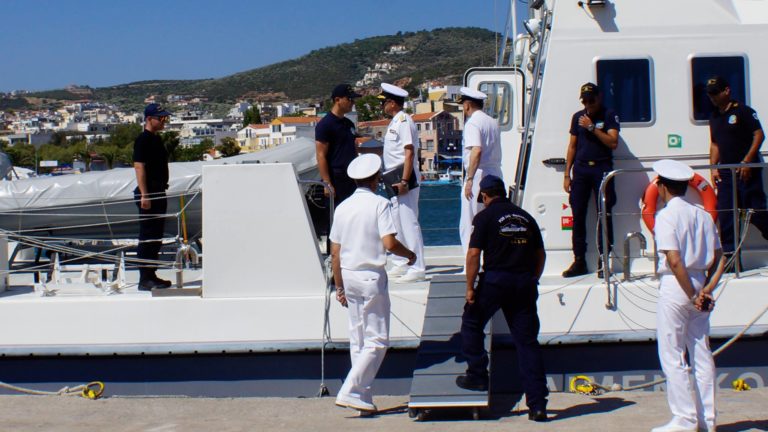 Λέσβος: Επίσκεψη Αρχηγού του Λιμενικού Σώματος