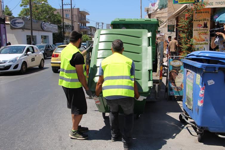 Χανιά: Aντικατάσταση των κάδων απορριμμάτων