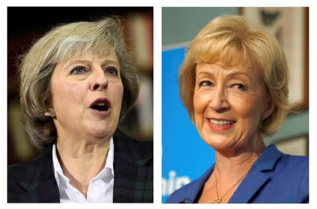 A combination of two photographs show the candidates in the Conservative party leadership contest