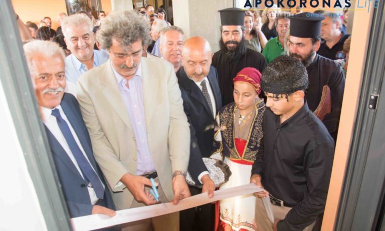 Χανιά: Τον τομέα Αποκορώνου – Σφακίων του ΕΚΑΒ εγκαινίασε ο αναπληρωτής υπουργός Υγείας Π.  Πολάκης