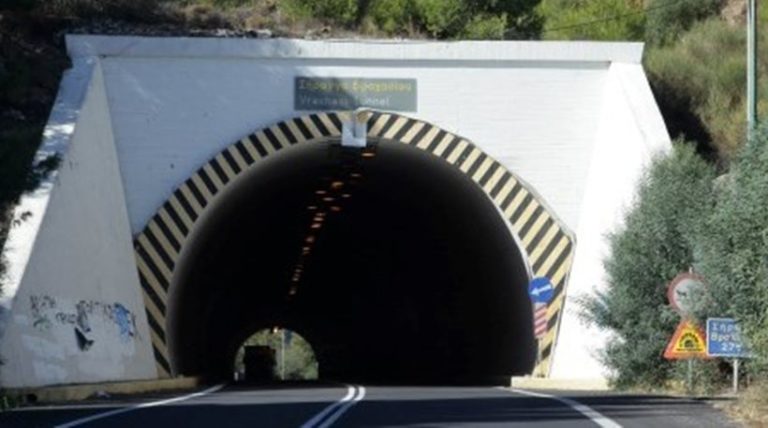 Ηράκλειο: Αναστάτωση από τροχαίο σε σήραγγα στην Εθνική Οδό