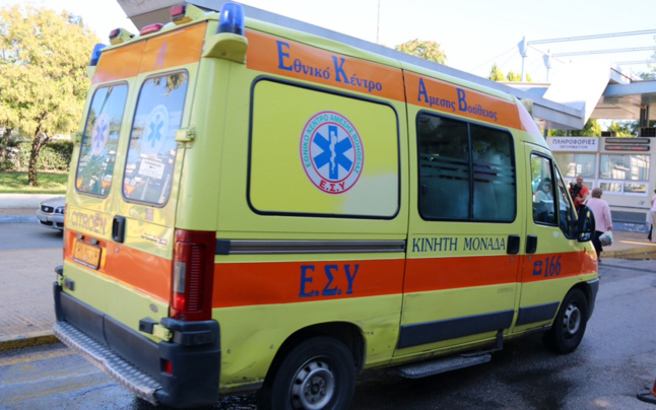 Ηράκλειο: Εξέπνευσε τουρίστας που είχε τραυματισθεί σε τροχαίο