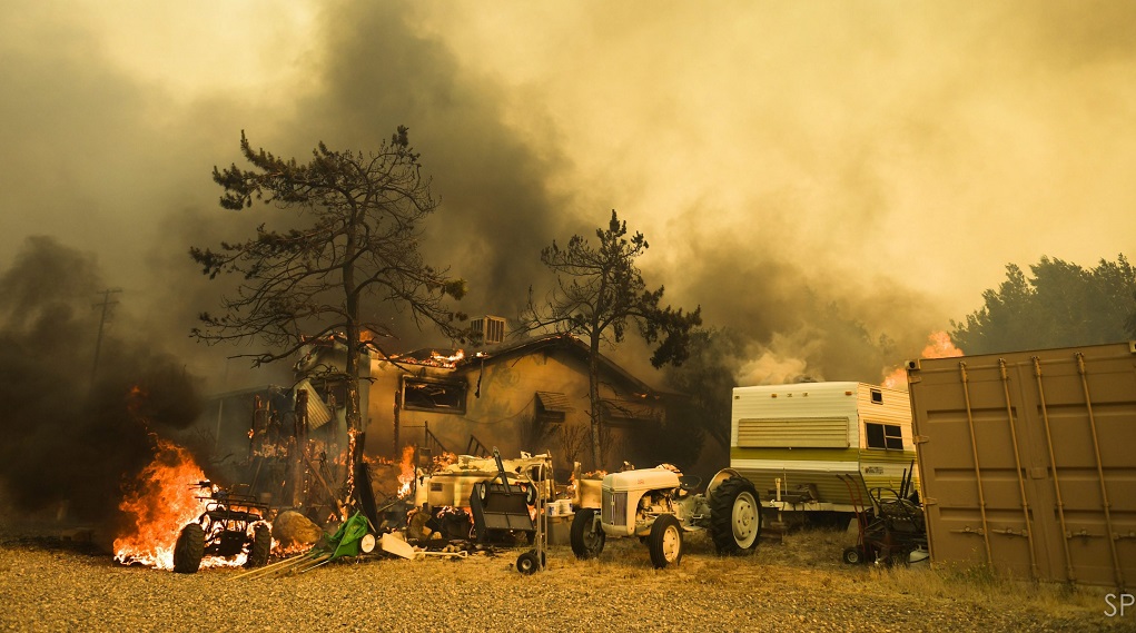 Erskine Fire in Kern County, California