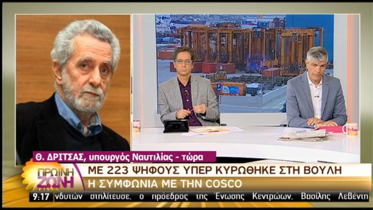 Δεν υπήρξε κυβερνητική παρέμβαση δήλωσε στην ΕΡΤ ο Θ. Δρίτσας (video)