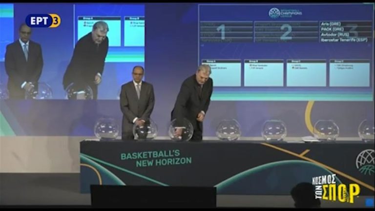 Βατή κλήρωση για ΠΑΟΚ και Άρη στο Champions League της FIBA (video)
