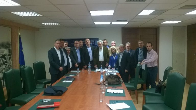 Συνάντηση – ενημέρωση του Υπουργού  Γιώργου Σταθάκη από τον Πρόεδρο του INSULEUR Γιώργο Μπενέτο
