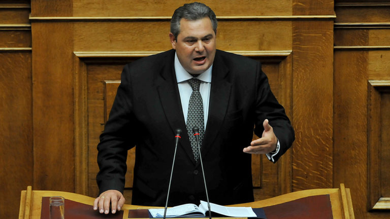 Ο Π. Καμμένος απαντά το απόγευμα στη Βουλή για τη συνομιλία του με Γιαννουσάκη