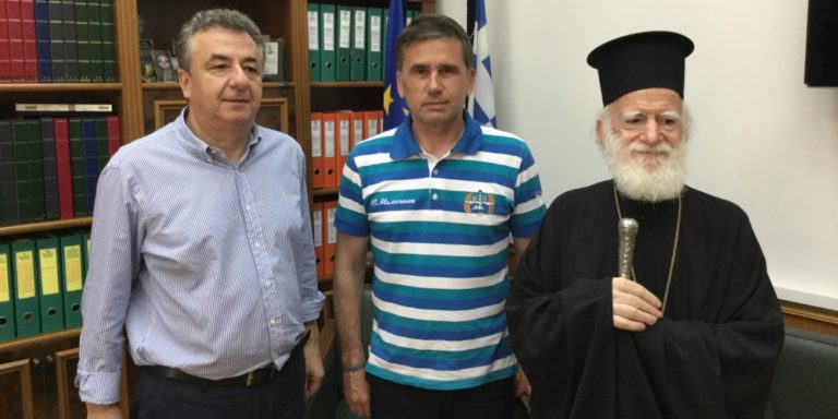 Τον Ρώσο κοσμοναύτη είδαν Αρχιεπίσκοπος και Περιφερειάρχης