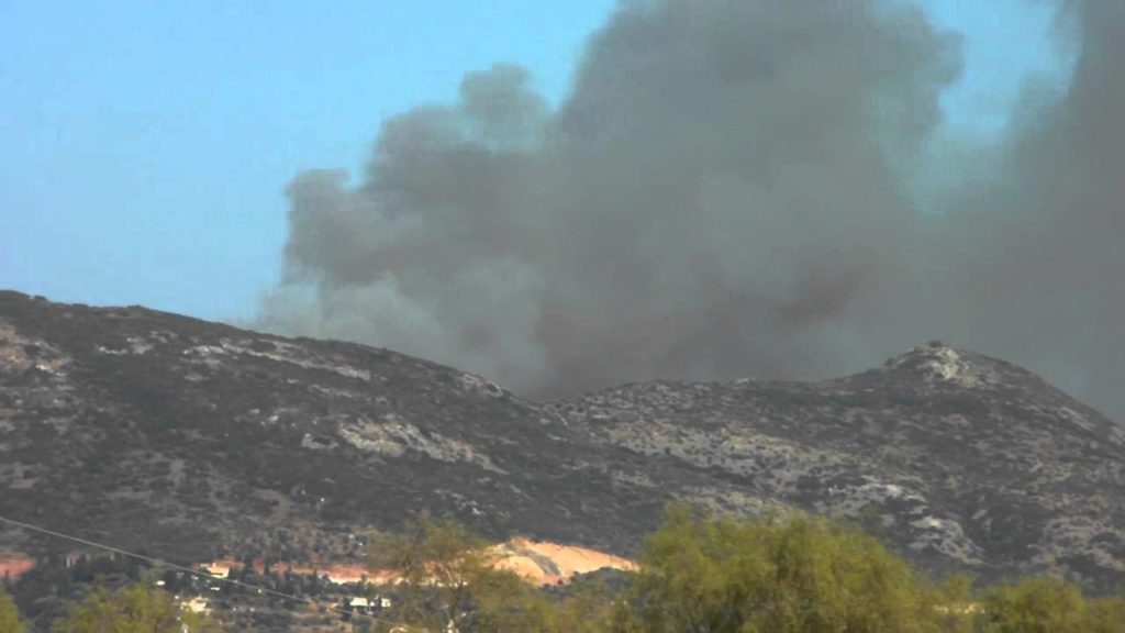 Υπό έλεγχο η πυρκαγιά στην Ουρανούπολη Χαλκιδικής (upd)