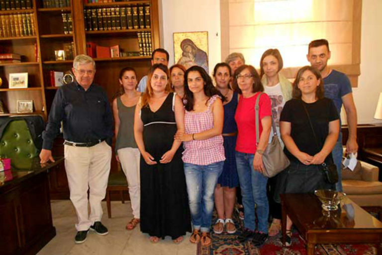 Συνάντηση με τους συμβασιούχους υπαλλήλους ΕΣΠΑ του Τμήματος Βρεφονηπιακών Σταθμών