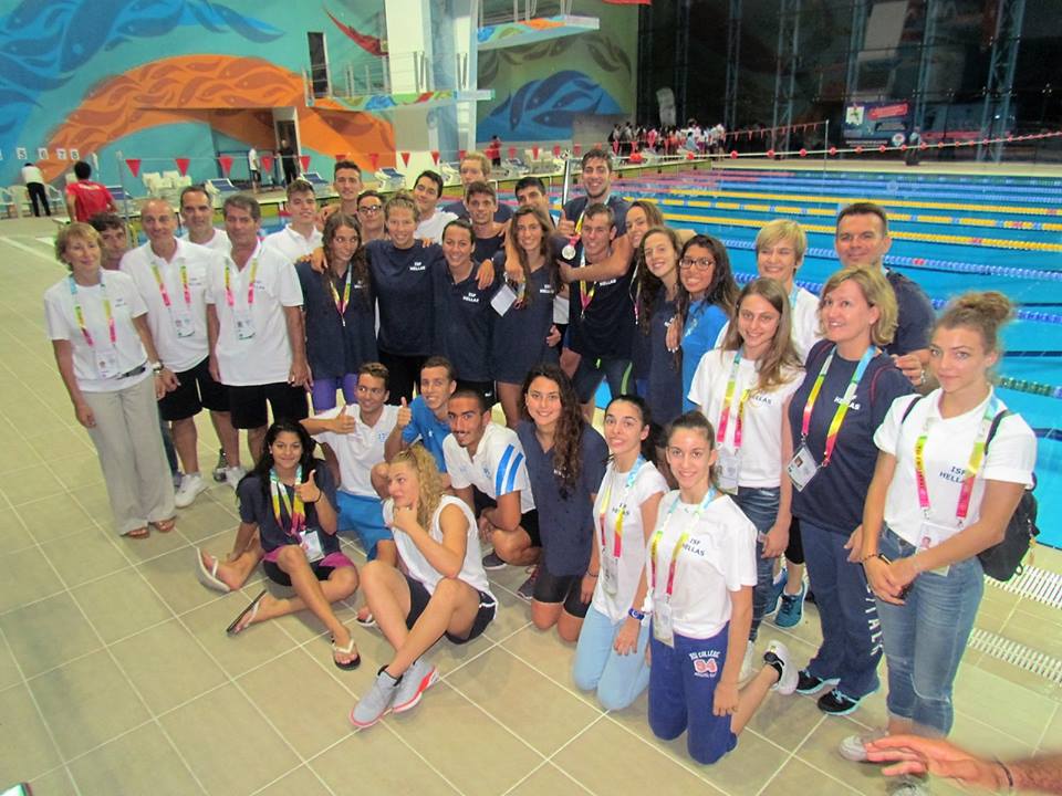 18 μετάλλια για του Έλληνες κολυμβητές 