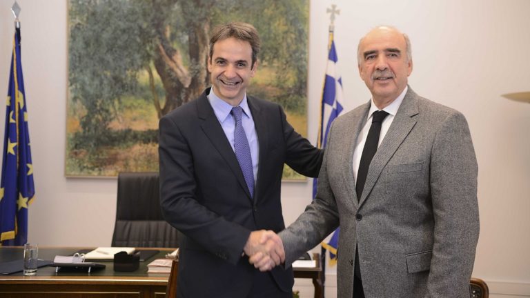 Πρώτη συνάντηση Μητσοτάκη – Μεϊμαράκη