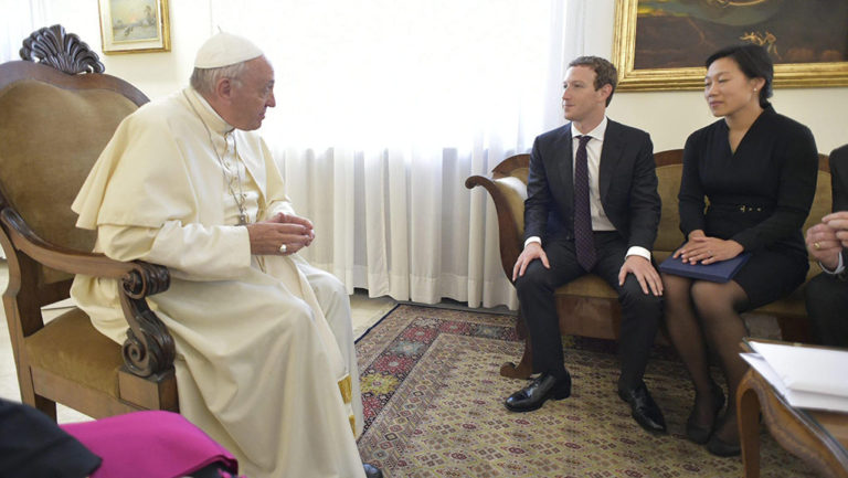 Με τον πάπα Φραγκίσκο συναντήθηκε ο Μαρκ Ζούκερμπεργκ