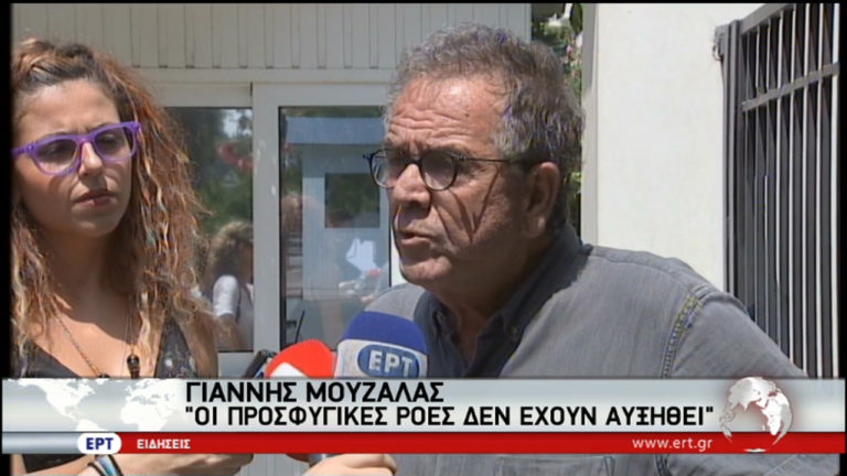 Γ. Μουζάλας: Δεν έχουν αυξηθεί οι προσφυγικές ροές (video)