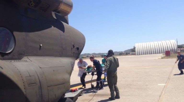 Αερομετακομιδή 34χρονης εγκύου από τη Ρόδο στο Ηράκλειο