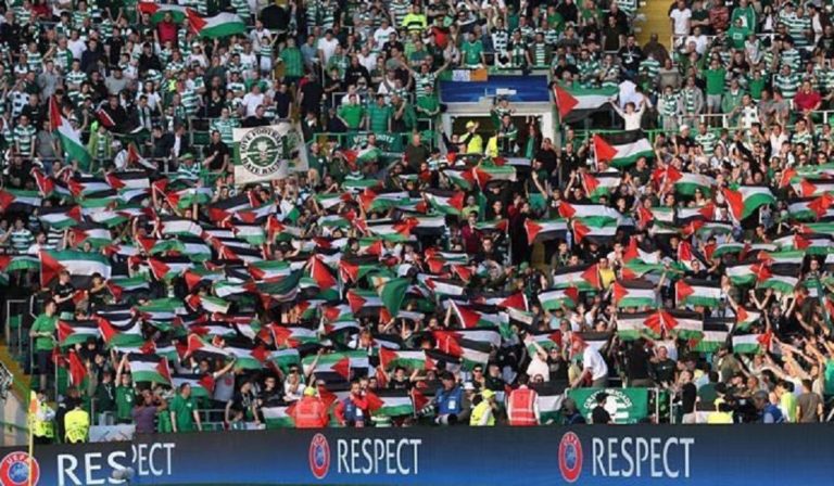 Το Παλαιστινιακό έγινε θέμα μέσα και έξω από το γήπεδο