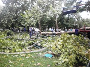 Εικόνες βιβλικής καταστροφής από την έντονη κακοκαιρία στα Τρίκαλα