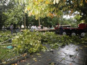 Εικόνες βιβλικής καταστροφής από την έντονη κακοκαιρία στα Τρίκαλα