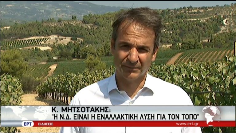 Ρητή δέσμευση Κ. Μητσοτάκη για κατάργηση του ειδικού φόρου στο κρασί