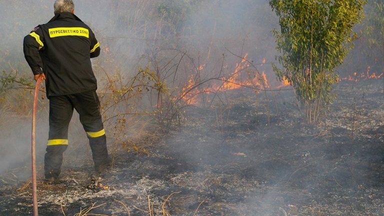 Υπό μερικό έλεγχο τέθηκε η φωτιά στη Ζάκυνθο