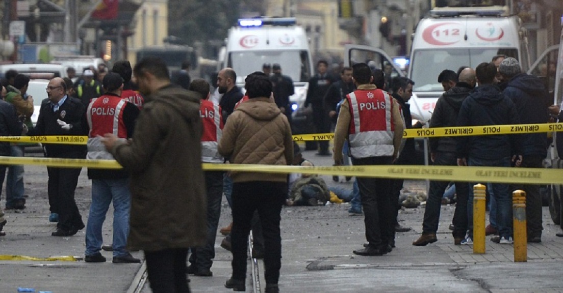Suicide bomb attack at Istiklal Street in Istanbul