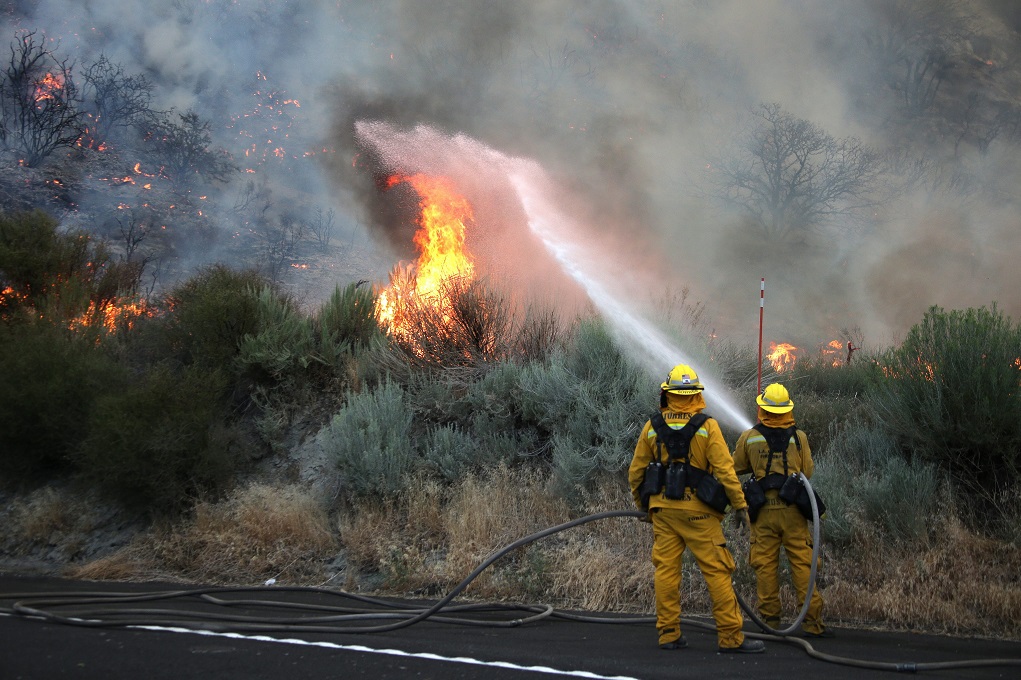 Blue Cut Fire in California