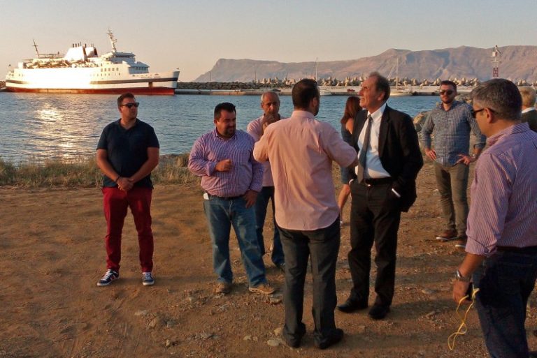 Χανιά: Στο Λιμενικό Ταμείο ο Γιώργος Σταθάκης