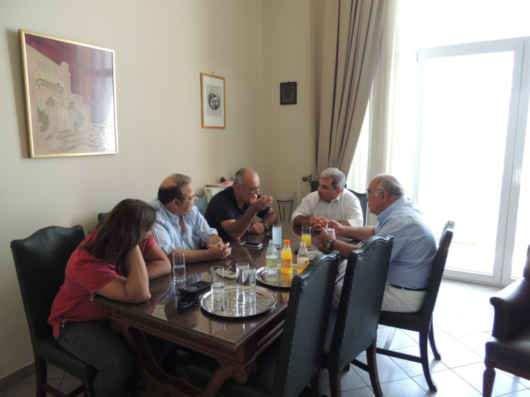 Συνάντηση Δ. Μάρδα με Δ.Σ. Επιμελητηρίου Λέσβου