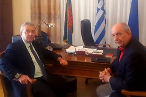 Τον Δήμαρχο Ξάνθης κ. Χαράλαμπο Δημαρχόπουλο συνάντησε ο Υφυπουργός παρά τω Πρωθυπουργώ Τέρενς Κουίκ