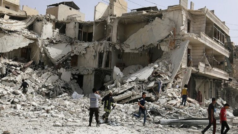 Ισοπεδώνεται η  συνοικία των  “1070 Διαμερισμάτων” στο Χαλέπι