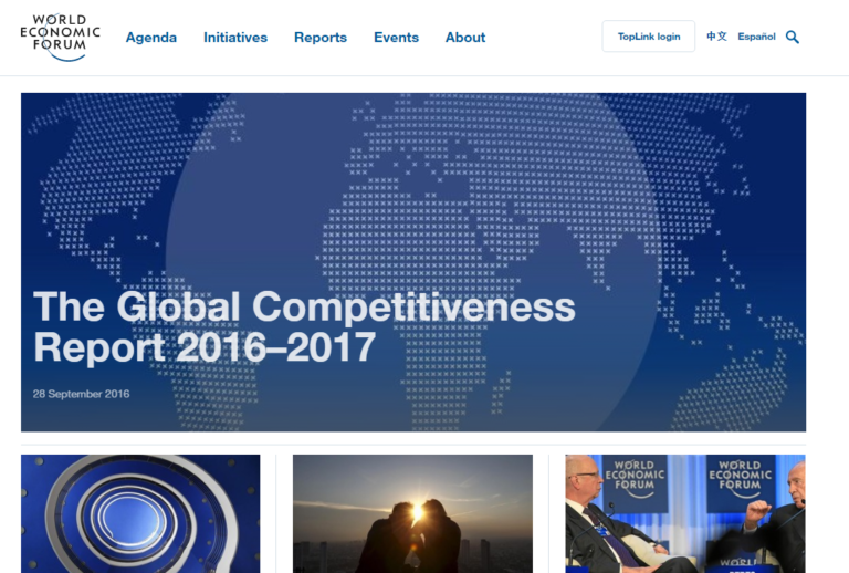 WEF: Υποχώρησε η ανταγωνιστικότητα της ελληνικής οικονομίας το 2016