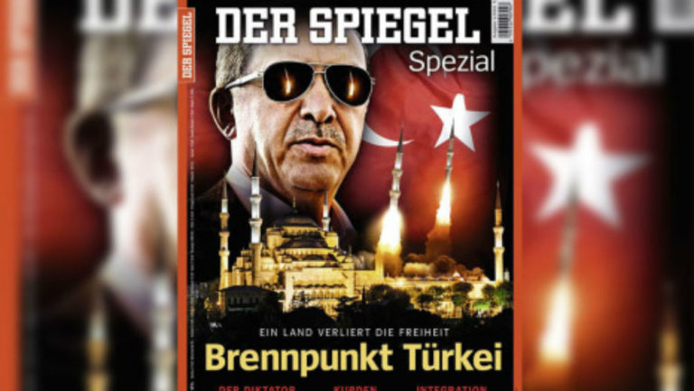Επίθεση της Άγκυρας κατά του Spiegel για το εξώφυλλό του