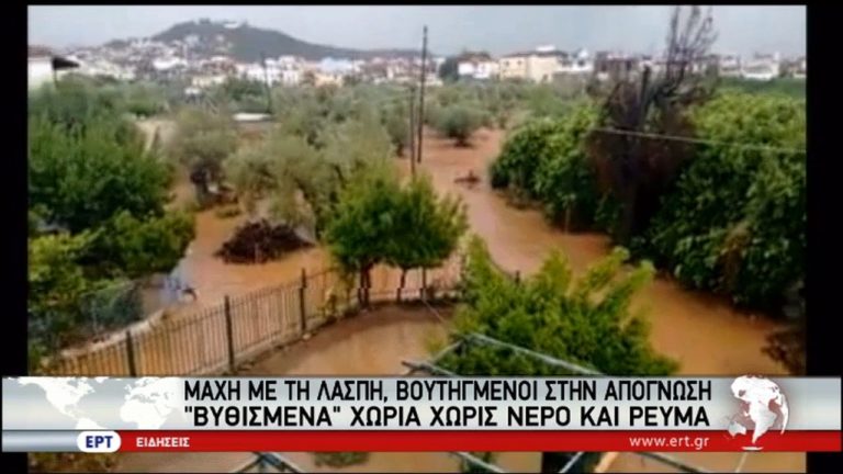 Εικόνες αποκάλυψης μετά τη θεομηνία-Ανεμοστρόβιλος στην Ηλεία (video)