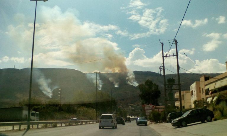 Χανιά: Δύο εστίες πυρκαγιάς στα Τσικαλαριά