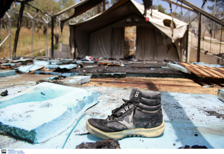 ‘Αρχισαν οι εργασίες αποκατάστασης στο hot spot στη Μόρια