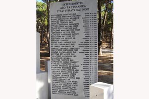 Εκδηλώσεις στη μνήμη εκτελεσθέντων από τους Ναζί στην Μυτιλήνη