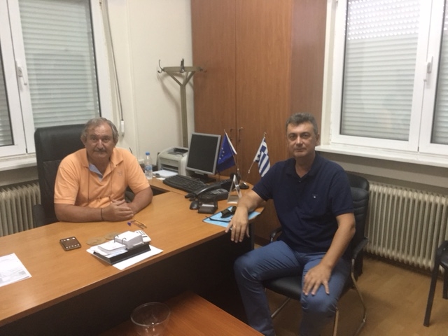 Καρδίτσα: Το Διευθυντή Υδάτων κ. Σουλιώτη  συνάντησε ο Δήμαρχος Μουζακίου