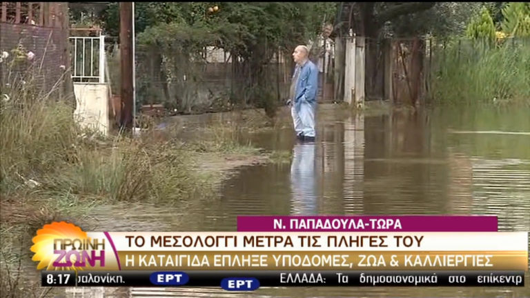 Καταγραφή ζημιών μετά τη σφοδρή κακοκαιρία στη Δυτική Ελλάδα (video)